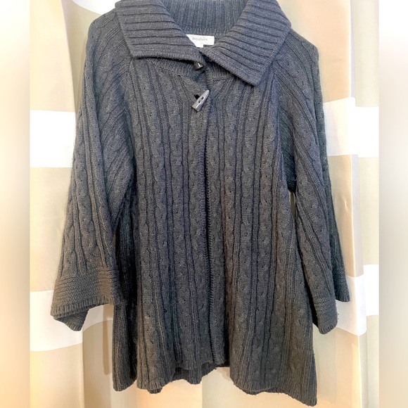 Dress Barn Grey Cardigan - Picture 1 of 4